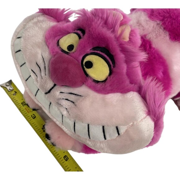Cheshire Cat Alice in Wonderland Disney Store Plush Toy Stuffed Animal Pink - Picture 13 of 13